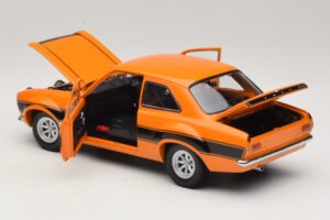 Ford Escort Mk1 RS1600 AVO オレンジ ブラックストライプ Minichamps 1:18 100688104 メタル - 画像 5/8