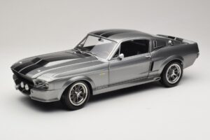 Ford Mustang Shelby GT500 Eleanor グレーメタリック&ブラック KK-Scale 1:12 KKDC120171 メタル