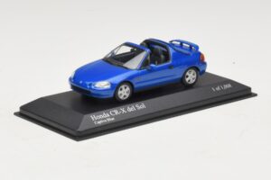 Honda CR-X del Sol EG2 ブルーメタリック Minichamps 1:43 400161931 メタル - 画像 2/5
