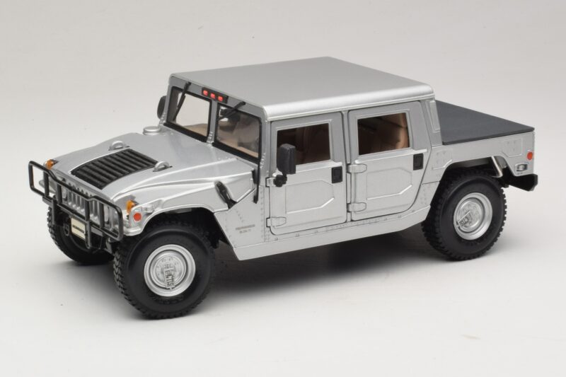 Hummer H1 ハードトップ シルバー Maisto 1:18 36857 メタル