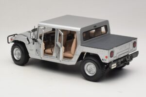 Hummer H1 ハードトップ シルバー Maisto 1:18 36857 メタル - 画像 5/8