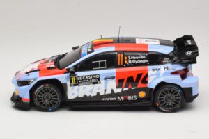 Hyundai i20 N Rally1 #11 T. Neuville / M. Wydaeghe Rally Monte Carlo 2026 IXO 1:18 18RMC270B メタル - 画像 3/6