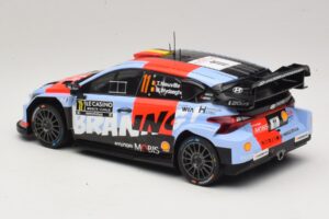 Hyundai i20 N Rally1 #11 T. Neuville / M. Wydaeghe Rally Monte Carlo 2026 IXO 1:18 18RMC270B メタル - 画像 5/6