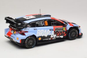 Hyundai i20 N Rally1 #16 A. Fourmaux / A. Coria Rally Monte Carlo 2026 IXO 1:18 18RMC270A メタル - 画像 2/6