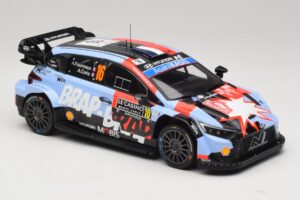 Hyundai i20 N Rally1 #16 A. Fourmaux / A. Coria Rally Monte Carlo 2026 IXO 1:18 18RMC270A メタル - 画像 4/6