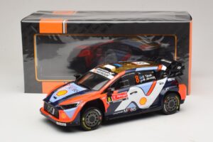 Hyundai i20 N Rally1 #8 O. Tanak / M. Jarveoja Rally Portugal 2025 IXO 1:18 18RMC251A メタル - 画像 6/6