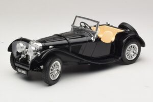 Jaguar SS100 ロードスター ブラック Bburago 1:18 3006-M3 メタル