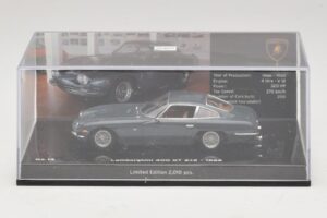 Lamborghini 400 GT 2+2 グレー Minichamps 1:43 436103310 メタル - 画像 4/5