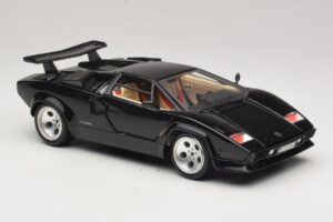 Lamborghini Countach 5000 Quattrovalvole ブラック Bburago 1:18 3337 メタル - 画像 6/8