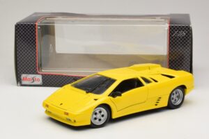 Lamborghini Diablo イエロー Maisto 1:18 32803 メタル - 画像 8/8