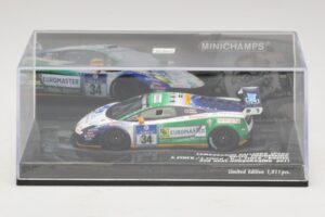 Lamborghini Gallardo LP600 GT3 #34 Reiter Engineering H-J. Stuck 24 Hours of Nurburgring 2011 Minichamps 1:43 437111284 メタル - 画像 4/5