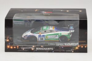 Lamborghini Gallardo LP600 GT3 #34 Reiter Engineering H-J. Stuck 24 Hours of Nurburgring 2011 Minichamps 1:43 437111284 メタル - 画像 5/5
