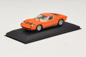Lamborghini Miura P400 オレンジ Minichamps 1:43 430103002 メタル - 画像 2/5