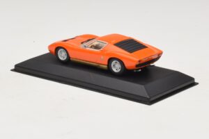 Lamborghini Miura P400 オレンジ Minichamps 1:43 430103002 メタル - 画像 3/5