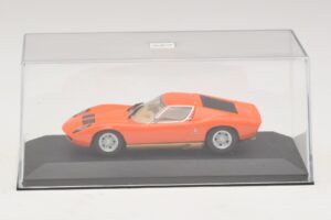 Lamborghini Miura P400 オレンジ Minichamps 1:43 430103002 メタル - 画像 4/5