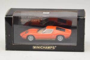 Lamborghini Miura P400 オレンジ Minichamps 1:43 430103002 メタル - 画像 5/5