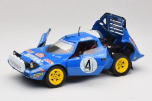 Lancia Stratos HF #4 B. Darniche / A. Mahe Rally Monte Carlo 1979 Solido 1:18 9019 メタル - 画像 2/8