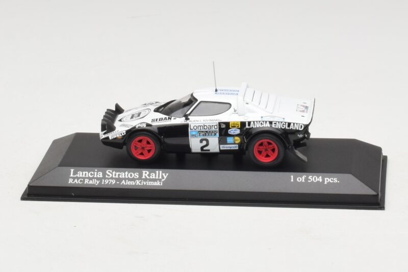 Lancia Stratos Rally #2 M. Alen / I. Kivimaki RAC Rally 1979 Minichamps 1:43 430791202 メタル