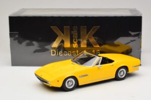 Maserati Ghibli Spyder イエロー KK-Scale 1:18 KKDC181303 メタル - 画像 7/7