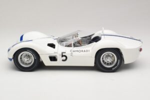 Maserati Tipo 61 #5 Camoradi S. Moss / D. Gurney 1000km Nurburgring Winner 1960 Minichamps 1:12 120601205 メタル - 画像 4/8