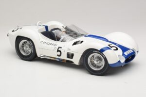 Maserati Tipo 61 #5 Camoradi S. Moss / D. Gurney 1000km Nurburgring Winner 1960 Minichamps 1:12 120601205 メタル - 画像 6/8