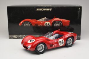 Maserati Tipo 61 #98 C. Shelby Times Mirror GP For Sportscars 1960 Minichamps 1:12 120601298 メタル - 画像 8/8