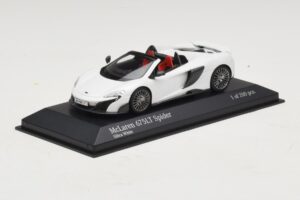 McLaren 675LT Spider Silica White Minichamps 1:43 537154432 Diecast - 画像 2/5