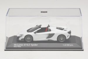 McLaren 675LT Spider Silica White Minichamps 1:43 537154432 Diecast - 画像 4/5
