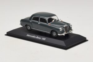 Mercedes 180 W120 グレー Maxichamps 1:43 940033100 メタル - 画像 3/5