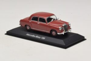 Mercedes 180 W120 レッド Maxichamps 1:43 940033101 メタル - 画像 3/5