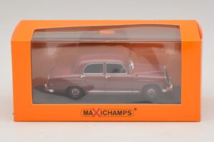 Mercedes 180 W120 レッド Maxichamps 1:43 940033101 メタル - 画像 5/5