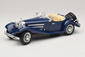 Mercedes 500K ロードスター ブルー Bburago 1:20 Mercedes 500K ロードスター ブルー Bburago 1:20 3070 メタル