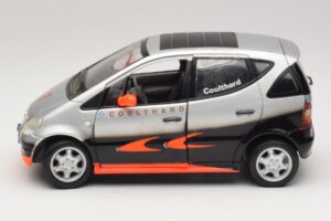 Mercedes A-Class W168 D. Coulthard シルバー Maisto 1:18 35841 メタル - 画像 4/8