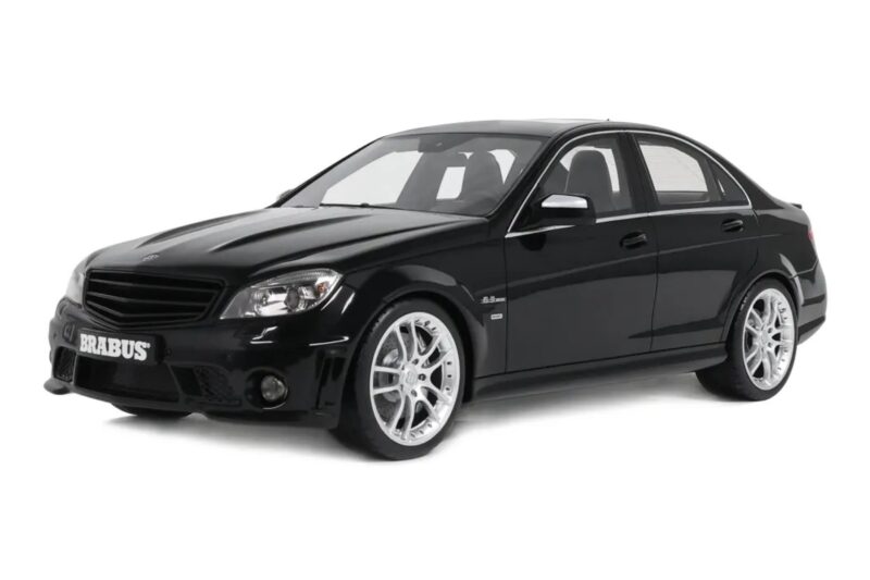 Mercedes C63 AMG W204 Brabus B63S Obsidian Black GT Spirit 1:18 GT582 レジン