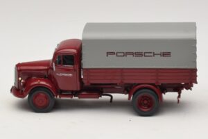Mercedes L3500 フラットベッド Porsche Minichamps 1:43 439350027 メタル - 画像 3/7