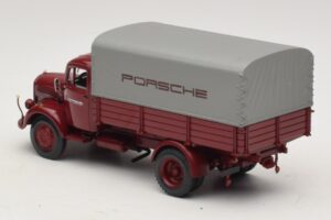 Mercedes L3500 フラットベッド Porsche Minichamps 1:43 439350027 メタル - 画像 5/7