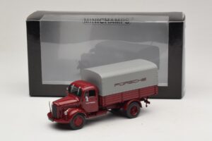 Mercedes L3500 フラットベッド Porsche Minichamps 1:43 439350027 メタル - 画像 7/7
