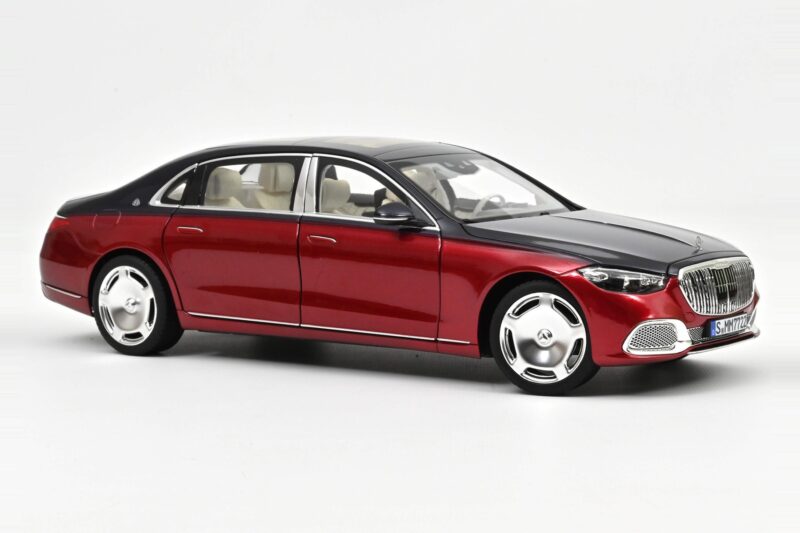 Mercedes Maybach S680 Z223 Nautical Blue & Patagonia Red Norev 1:18 183919 メタル