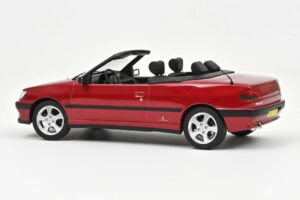 Peugeot 306 カブリオレ Diablo Red Norev 1:18 184930 メタル - 画像 2/2