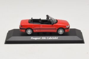 Peugeot 306 カブリオレ レッド Maxichamps 1:43 940112830 Diecast