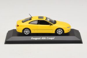 Peugeot 406 クーペ イエロー Maxichamps 1:43 940112621 Diecast