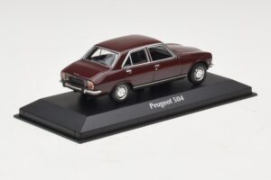 Peugeot 504 ダークレッド Maxichamps 1:43 940112500 メタル - 画像 2/5