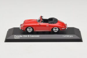 Porsche 356 B カブリオレ レッド Minichamps 1:43 400064331 メタル