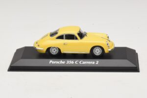 Porsche 356C Carrera 2 イエロー Maxichamps 1:43 940062361 メタル