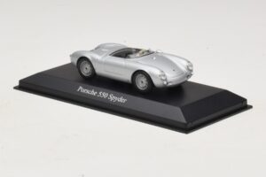 Porsche 550 Spyder シルバー Maxichamps 1:43 940066030 メタル - 画像 3/5