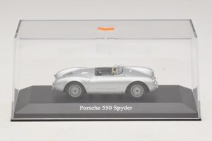 Porsche 550 Spyder シルバー Maxichamps 1:43 940066030 メタル - 画像 4/5