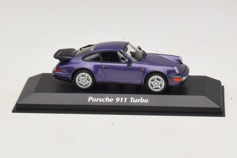 Porsche 911 964 Turbo パープルメタリック Maxichamps 1:43 940069100 メタル