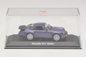 Porsche 911 964 Turbo パープルメタリック Maxichamps 1:43 940069100 メタル - 画像 4/5