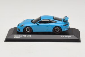 Porsche 911 991.1 GT3 ブルー Minichamps 1:43 410066022 メタル