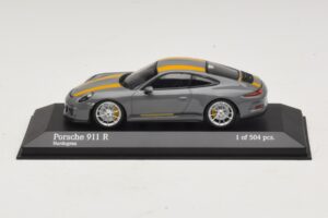 Porsche 911 991.1 R グレー Minichamps 1:43 Porsche 911 991.1 R グレー Minichamps 1:43 410066232 Diecast